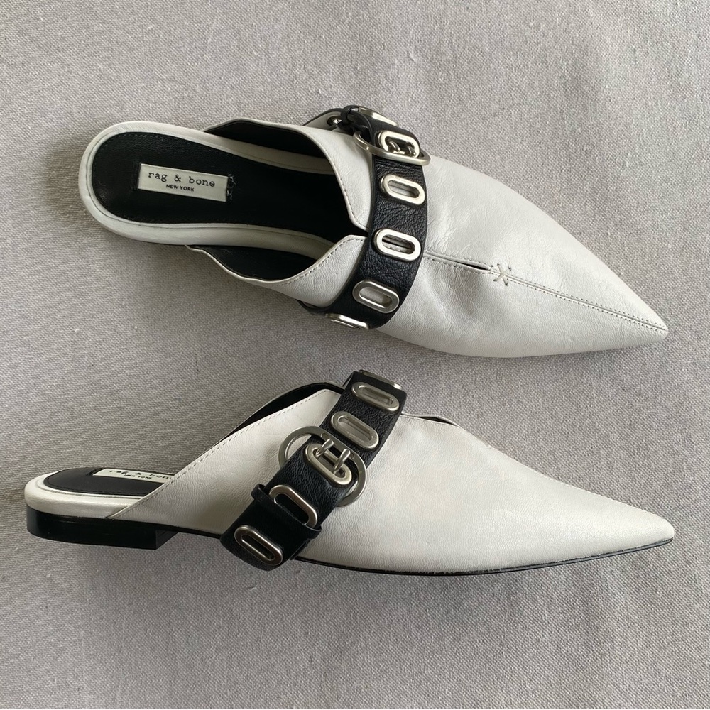 Rag & Bone Victory Mule Flats - Picture 10 of 11
